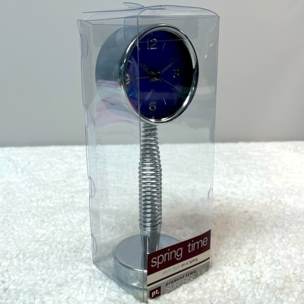 Karlsson “Spring Time” Alarm Clock On A Spring